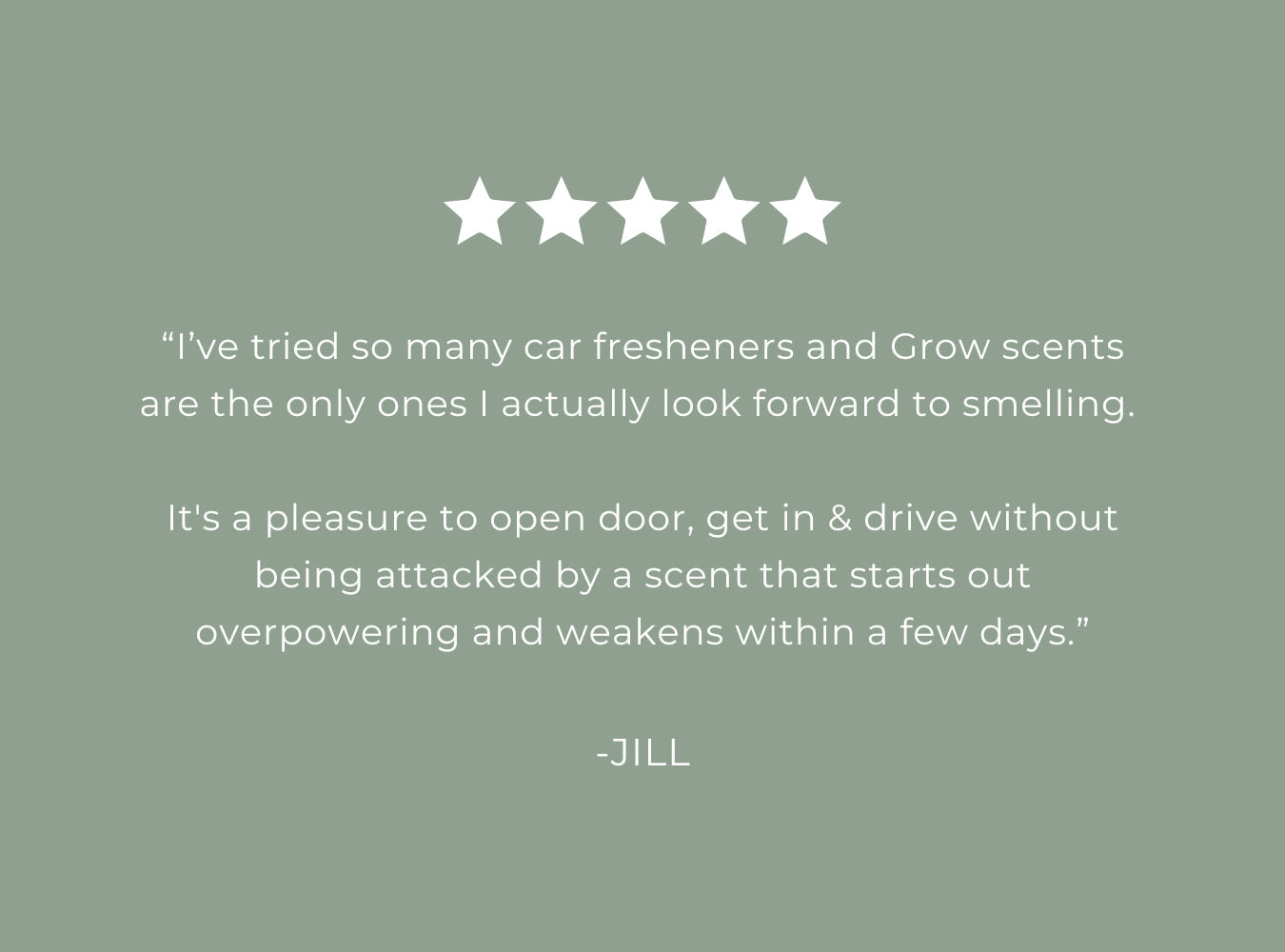 Woodland Sage Car Freshener