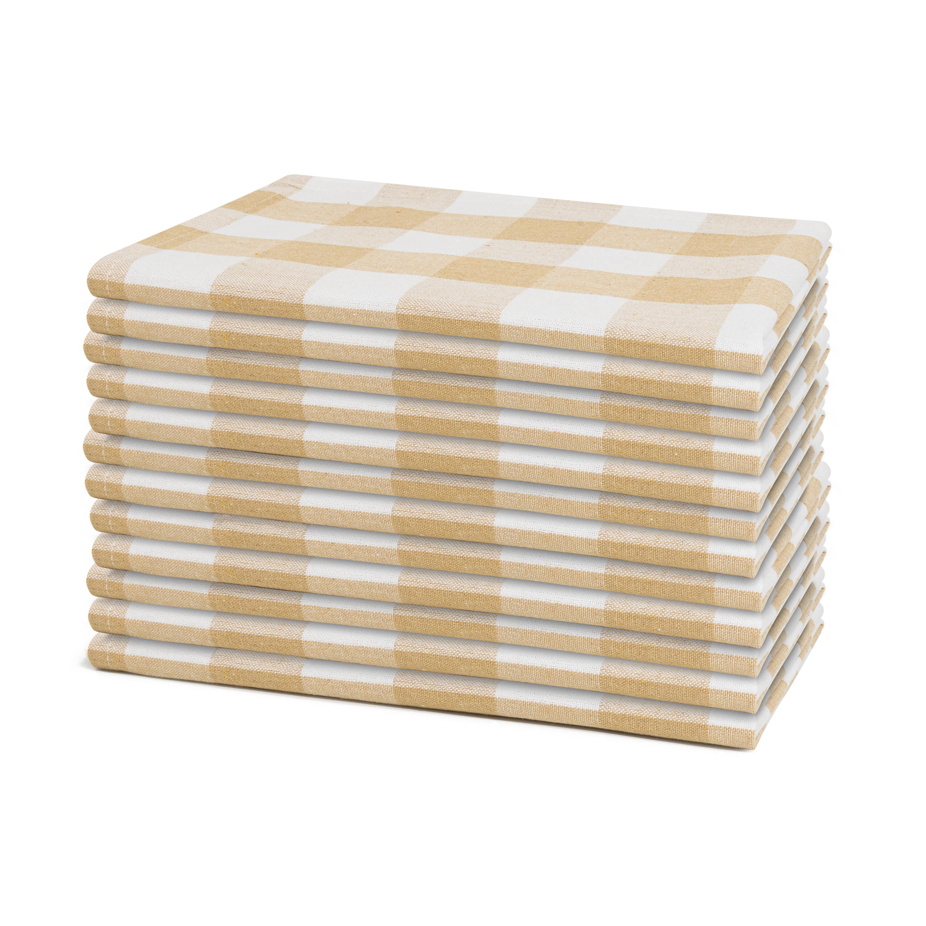 Plaid Dinner Napkins